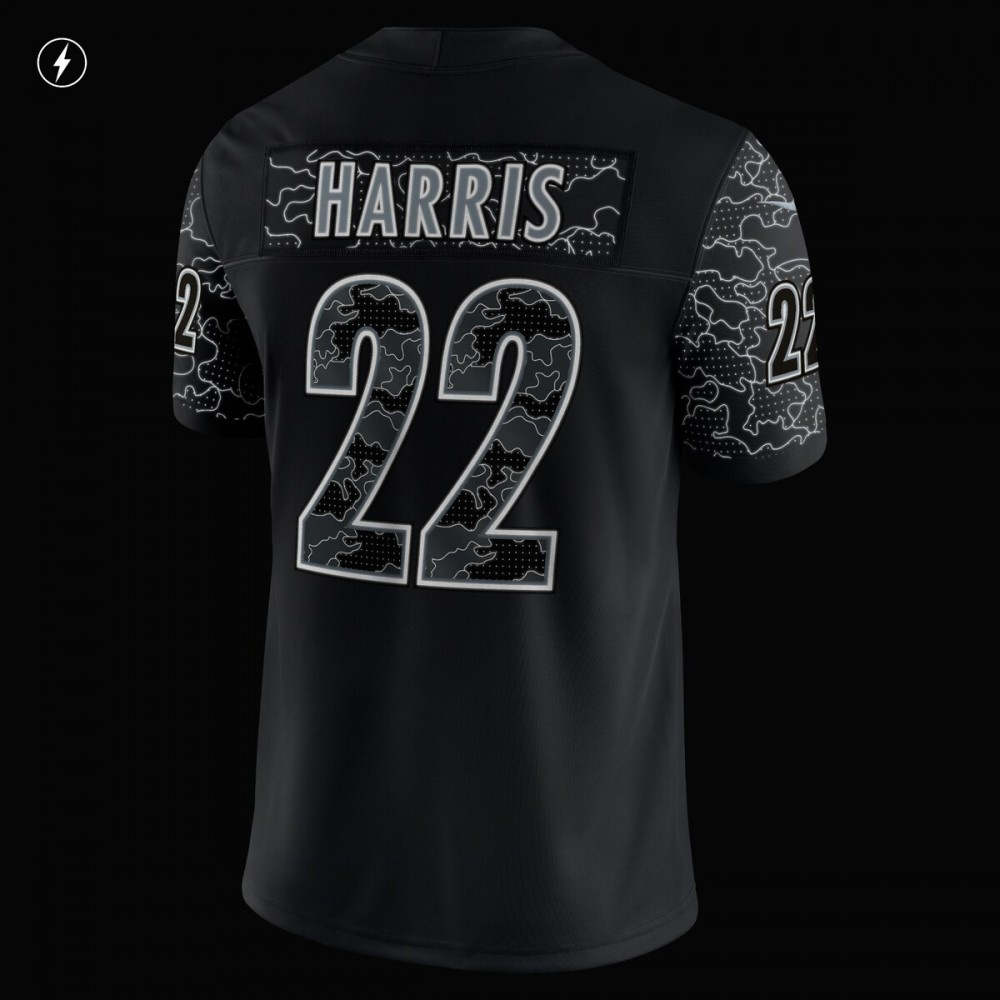 Najee Harris Pittsburgh Steelers Nike RFLCTV Limited Jersey - Black-GridironStore